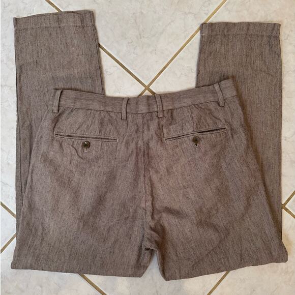 Men's Light Brown / Gray 32 x 30 Banana Republic Pants - Picture 4 of 8